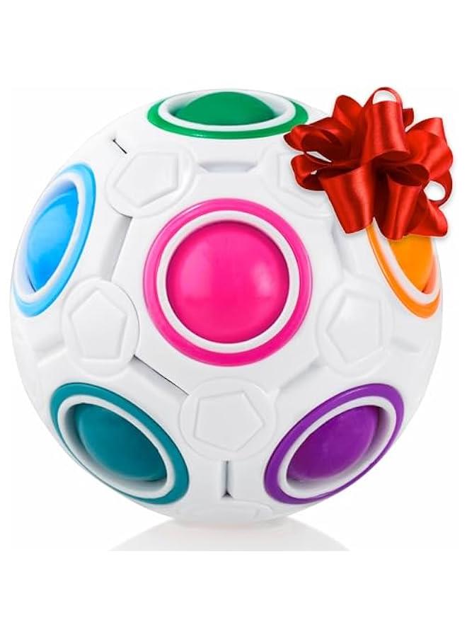 ® Original Rainbow Puzzle Ball I Brain Teasers for Kids Ages 6-10 I for Boys and Girls 6+ Years I Travel Toy for Children | Fidget Ball Magic Ball - Image 1
